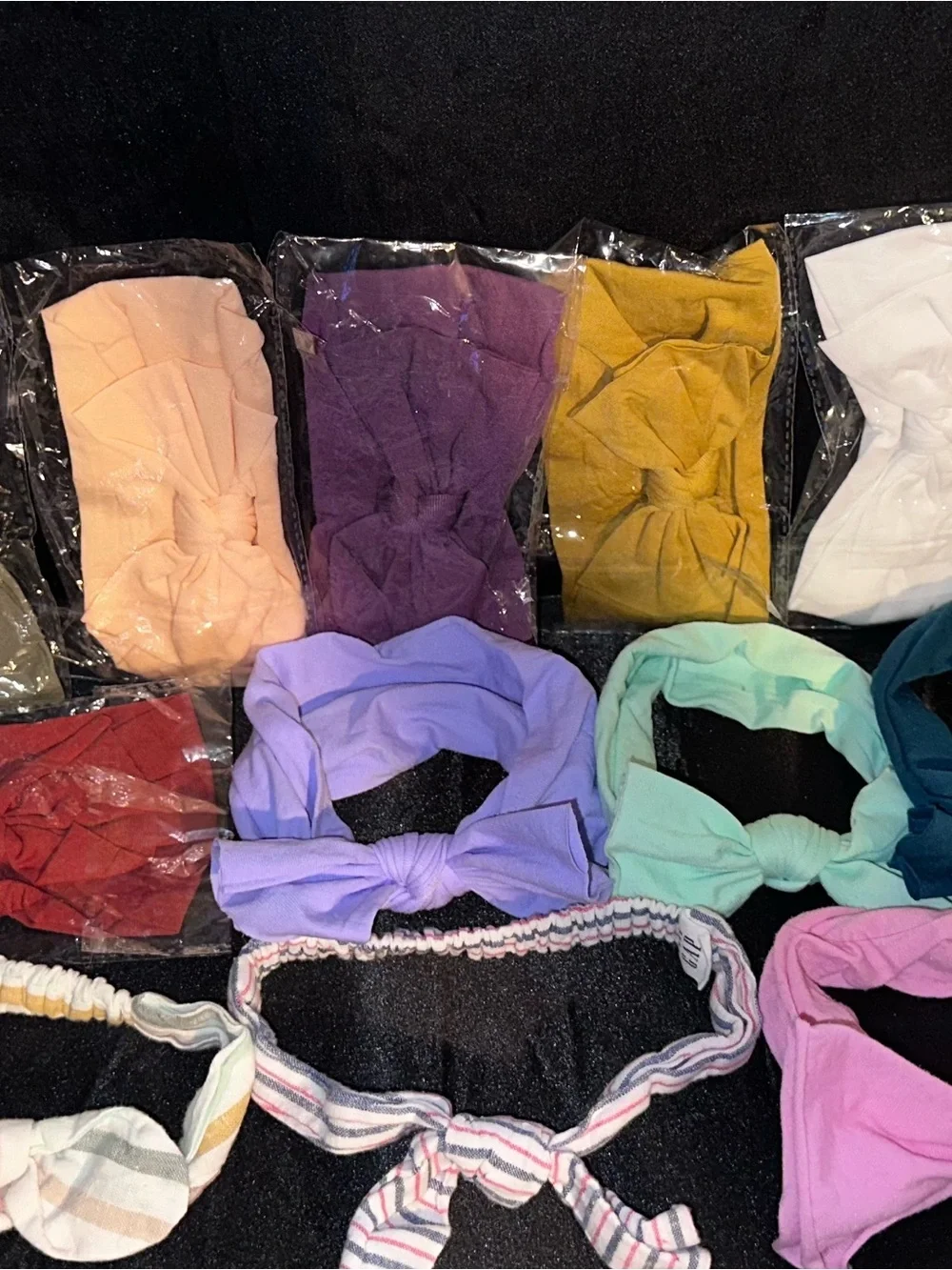 Assorted Babygirl Knotted Headbands - Multicolor Pack